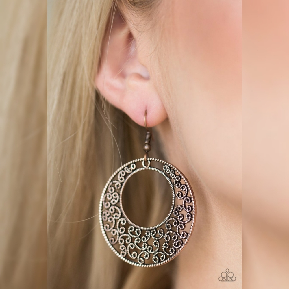 💝 5/$20 Wistfully Winchester Copper Earrings